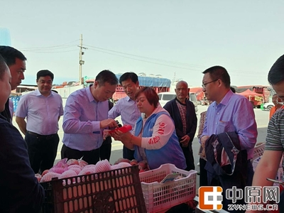 深化區域協作 共促食安發展——甘肅省嘉峪關市領導實地考察鄭州惠濟區毛莊農產品批發市場